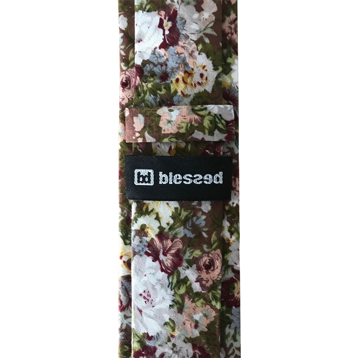 Cravate fleurie Adam