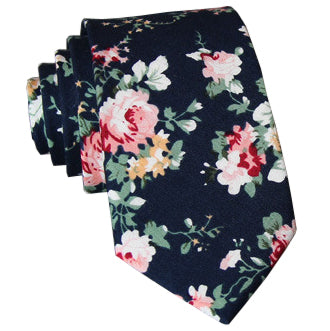 Cravate fleurie Eleazar