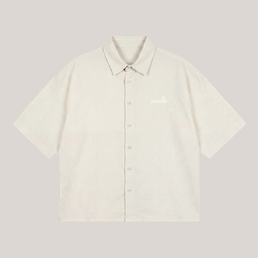El Shaddai Linen Shirt whitesand