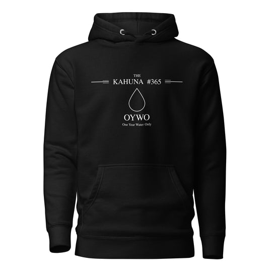 OYWO 'the kahuna #365' Black Unisex Hoody