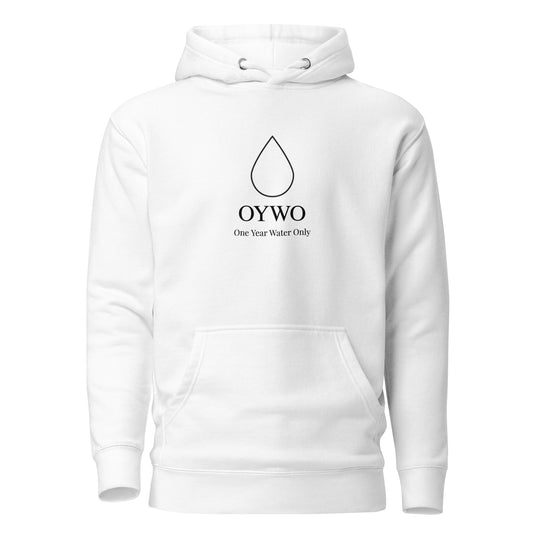 OYWO White Unisex Hoodie