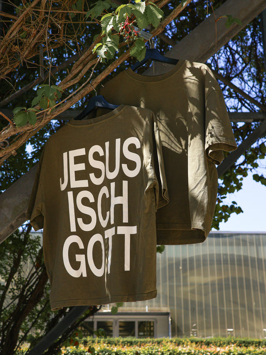 JESUS ISCH GOTT - warmkahki