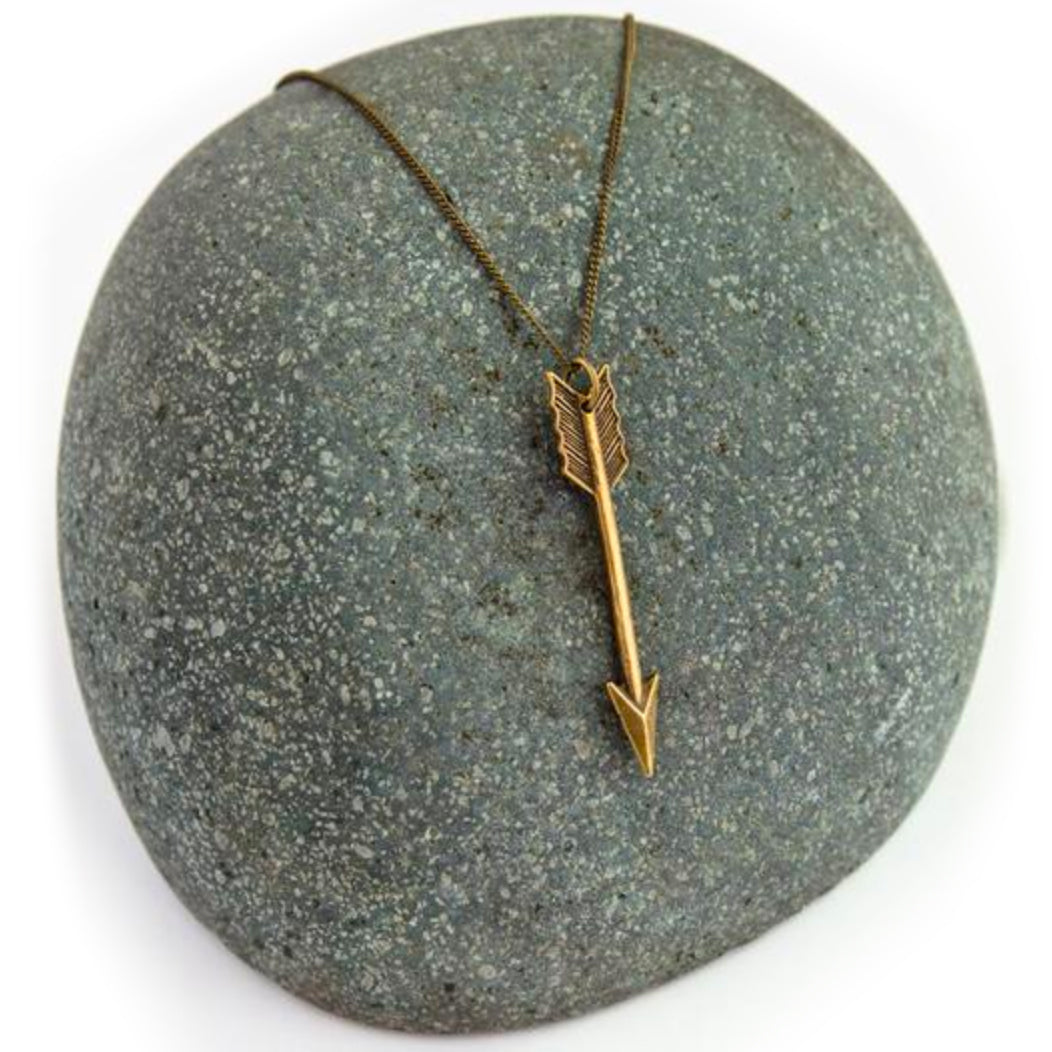 Necklace Arrow Bronze