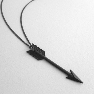 Necklace Arrow Black