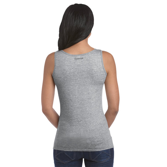 Basic Tank Top Gray Women