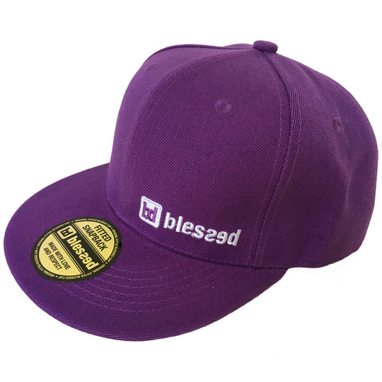 Classic Snapback Cap Purple