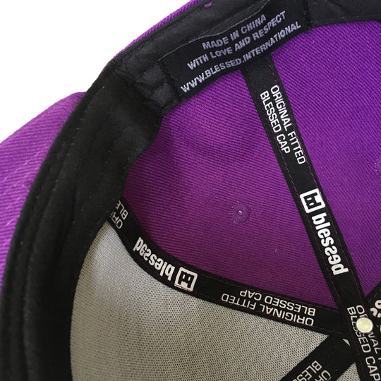 Classic Snapback Cap Purple