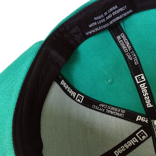 Classic Snapback Cap Turquoise