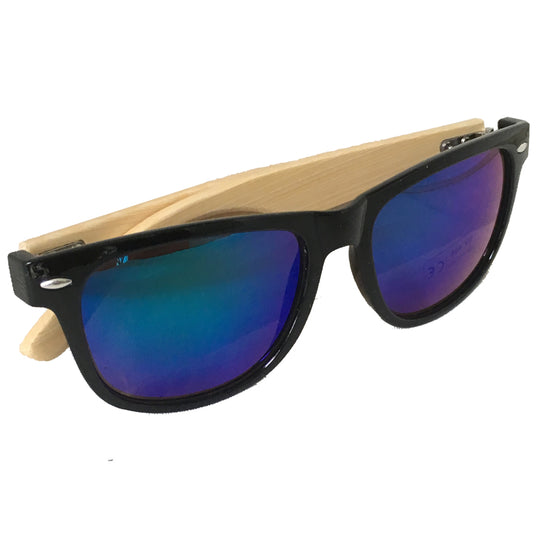 Sunglass Bamboo Blue