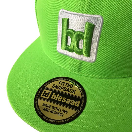 Team Snapback Cap Lime