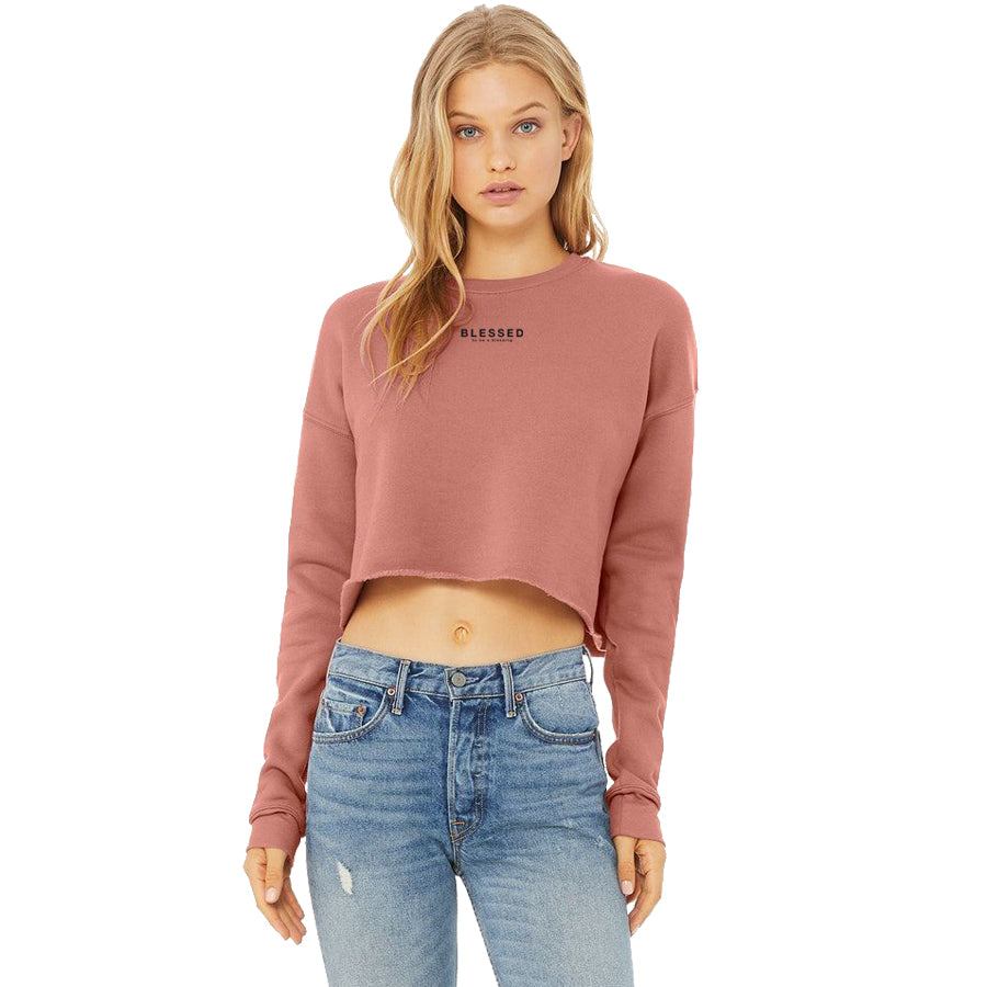 Women´s Cropped Fleece Mauve