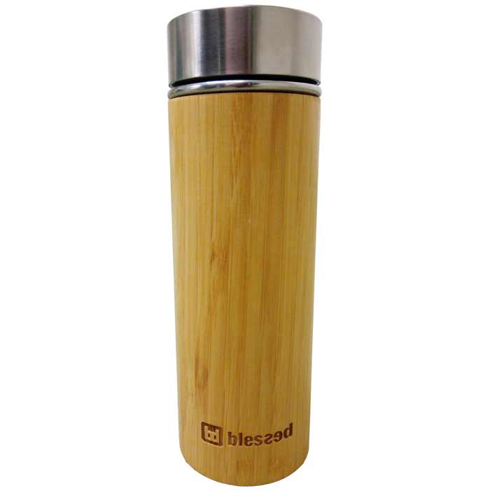 Bamboo Thermos Bottle 400ml