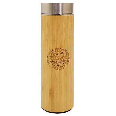 Bamboo Thermos Bottle 500ml