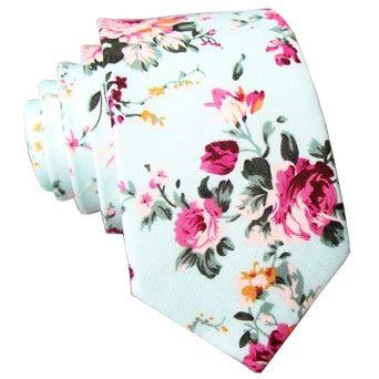 Cravate fleurie Aaron