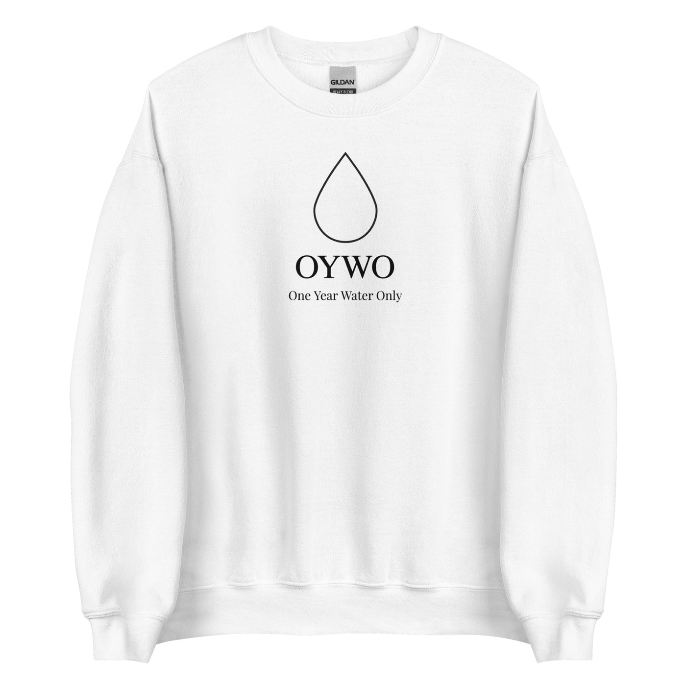 OYWO White Unisex Sweatshirt